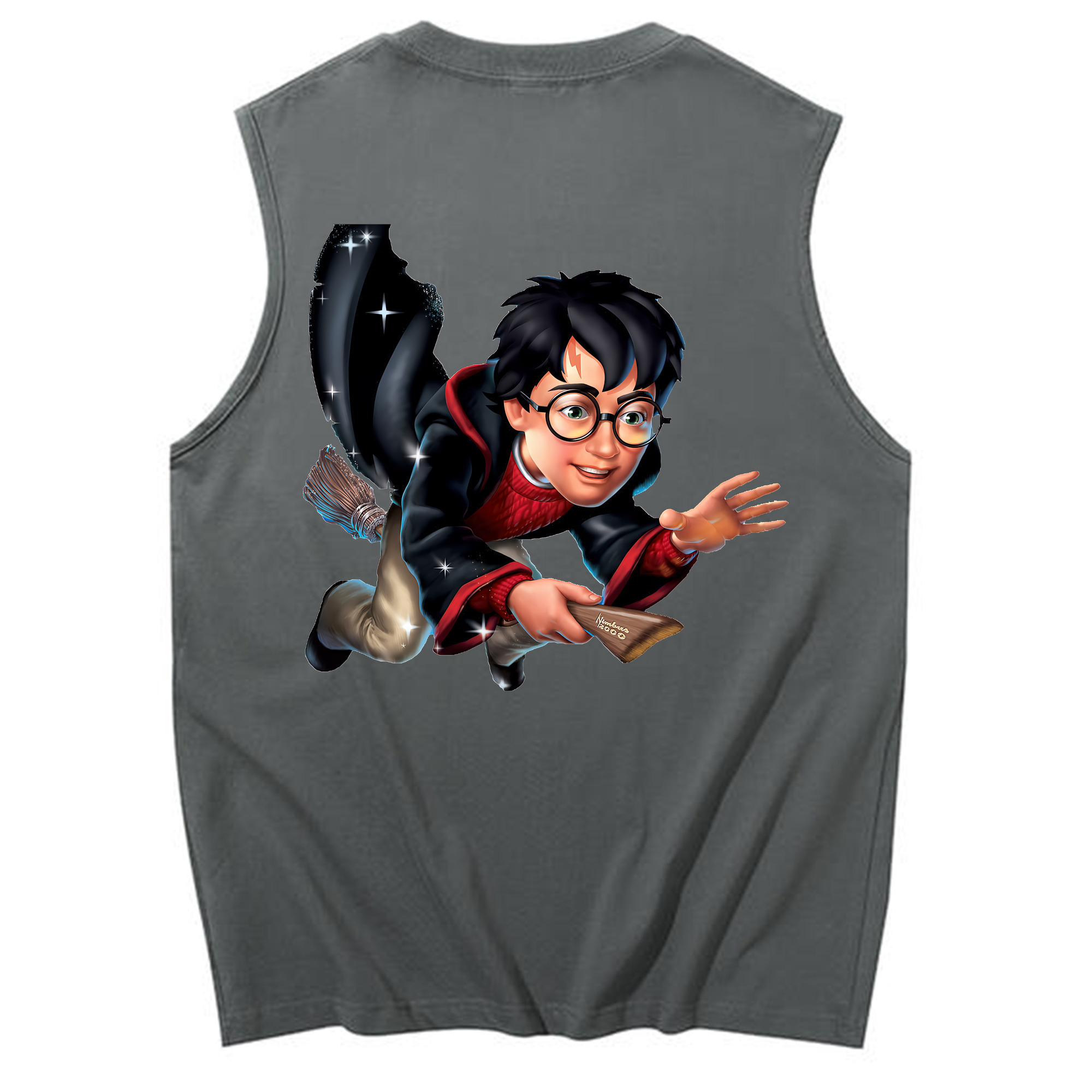 （画像用） Harry Potter ハリー・ポッターシリーズ コットン100％タンクトップ（背面プリント）